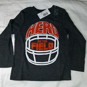 NWT Children's Place Hero on Field Football TShirt